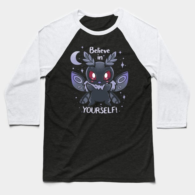 Believe in Yourself Baseball T-Shirt by TechraNova